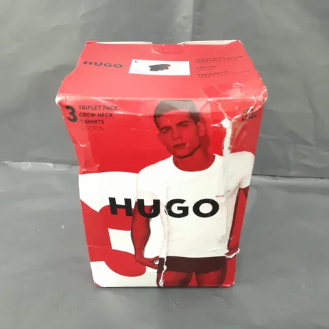 HUGO 3 CREW NECK T-SHIRT PACK  