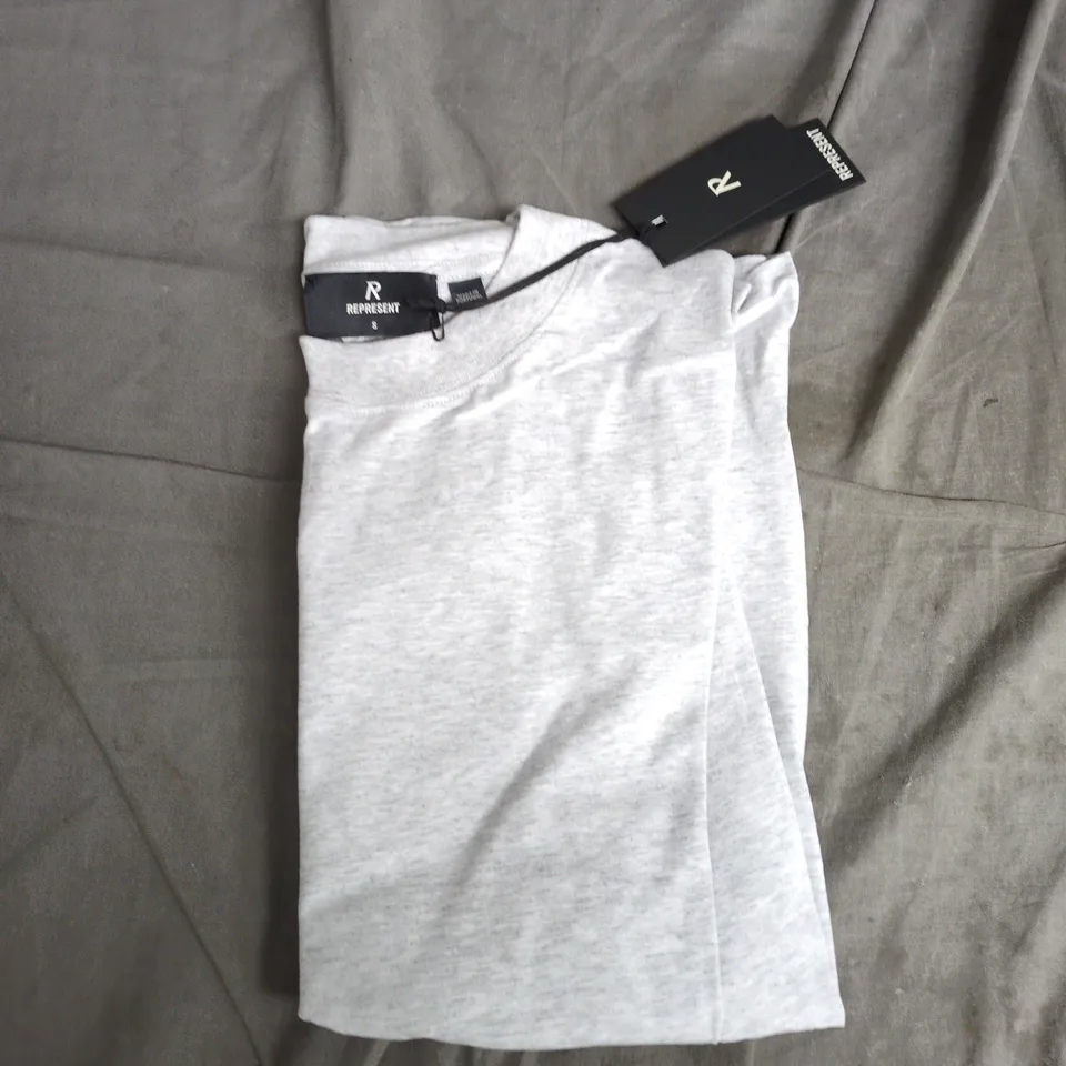 REPRESENT JERSEY T-SHIRT – ICE GREY MARL, UK S