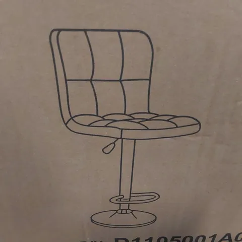 BOXED PAIR OF IWMH BAR STOOLS - WHITE  (1 BOX)