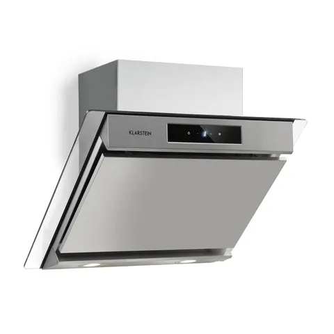 BOXED KLARSTEIN COOKER HOOD EXHAUST EXTRACTOR KITCHEN CHIMNEY 60 CM 604 M³/H LED 250 W SILVER
