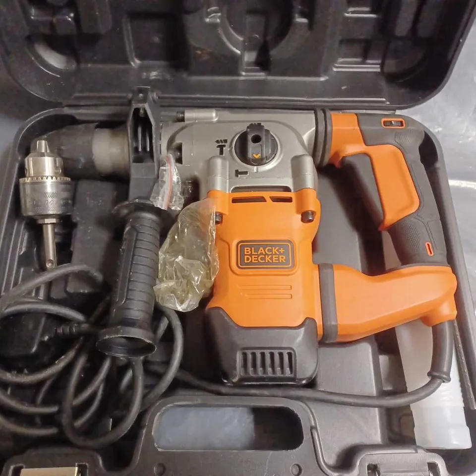 BLACK & DECKER 1250W CORDED SDS-PLUS HAMMER DRILL