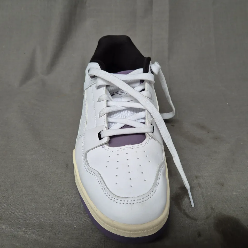 BOXED PAIR OF PUMA SLIPSTREAM SHOES IN WHITE UK SIZE 8.5