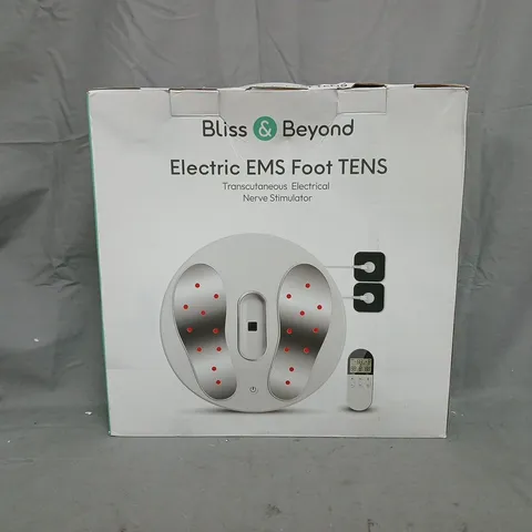 BOXED BLISS & BEYOND ELECTRIC EMS FOOT TENS – TRANSCUTANEOUS ELECTRICAL NERVE STIMULATOR KTR-4026