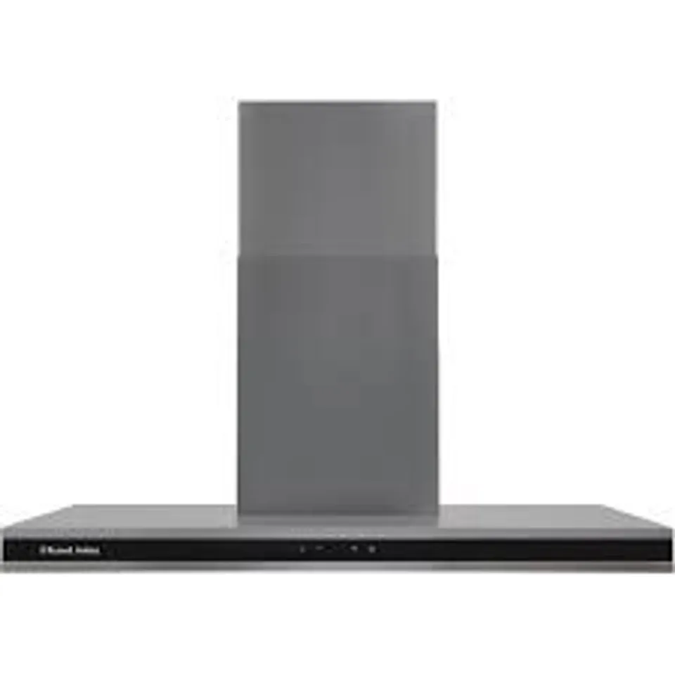 BOXED RUSSELL HOBBS RHGCH903DS 90CM FLAT COOKER HOOD - DARK STEEL