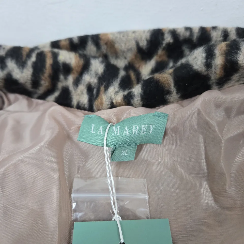 LA MAREY LEOPARD PRINT FAUX FUR COAT – WOMEN'S XL