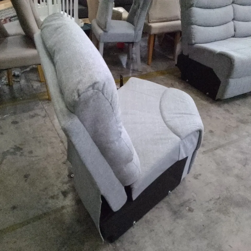 QUALITY DESIGNER CORNER SECTION - GREY FABRIC 