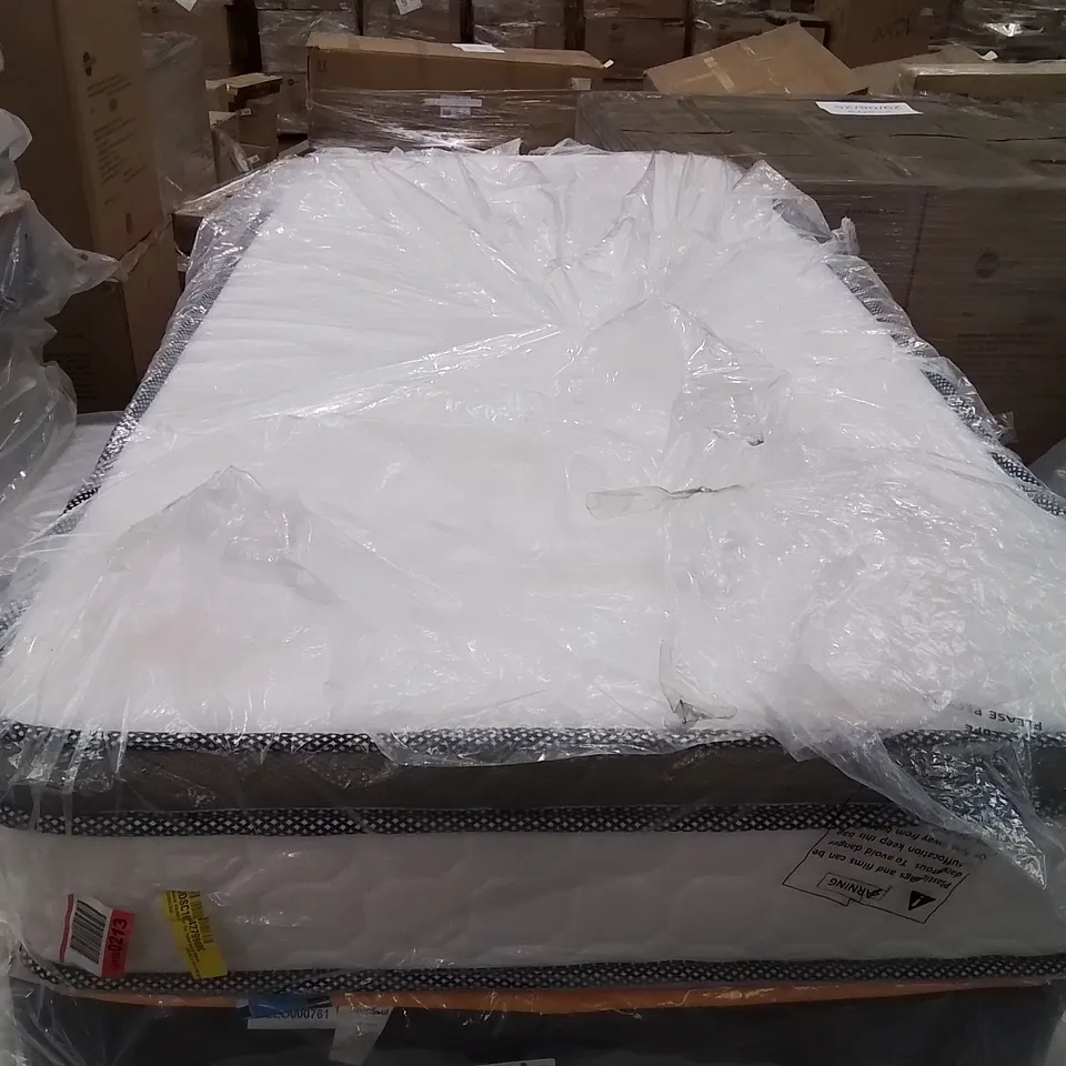 QUALITY BAGGED ROLLED AND BOXED MURCIA WAYFAIR SLEEP PILLOW TOP POCKET SPRUNG SINGLE MATTRESS 