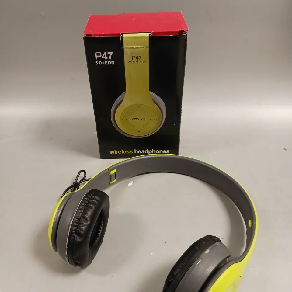 BOXED P47 5.0+ WIRELESS HEADPHONES 