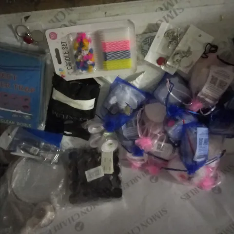 APPROXIMATELY 10 ASSORTED PRODUCTS TO INCLUDE CRAFT KITS, INSECT TRAP, BIRTHDAY CANDLES