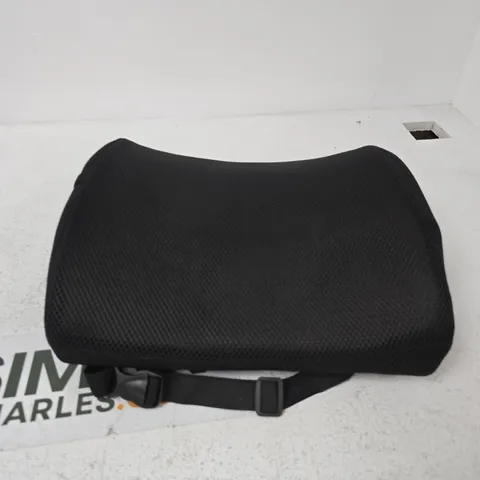 LUMBAR SUPPORT CUSHION, BLACK MESH