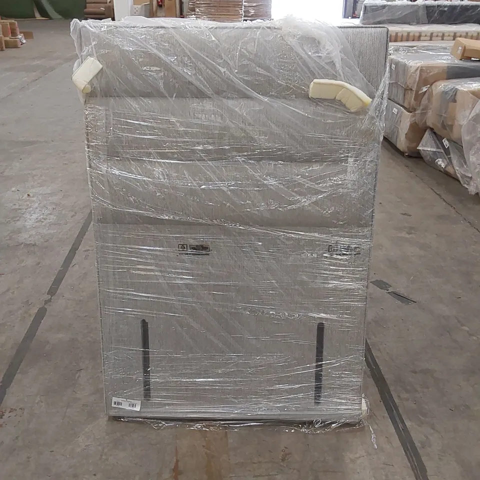 BAGGED DESIGNER 90cm SINGLE FABRIC UPHOLSTERED HEADBOARD 