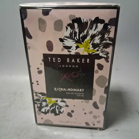 BOXED AND SEALED TED BAKER LONDON X2O EXTRAORDINARY EAU DE TOILETTE FOR HER 100ML