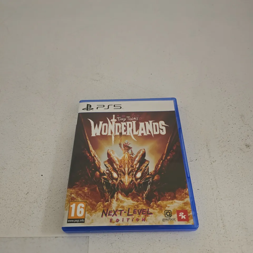 SONY PLAYSTATION 5 TINY TINAS WONDERLANDS NEXT LEVEL EDITION