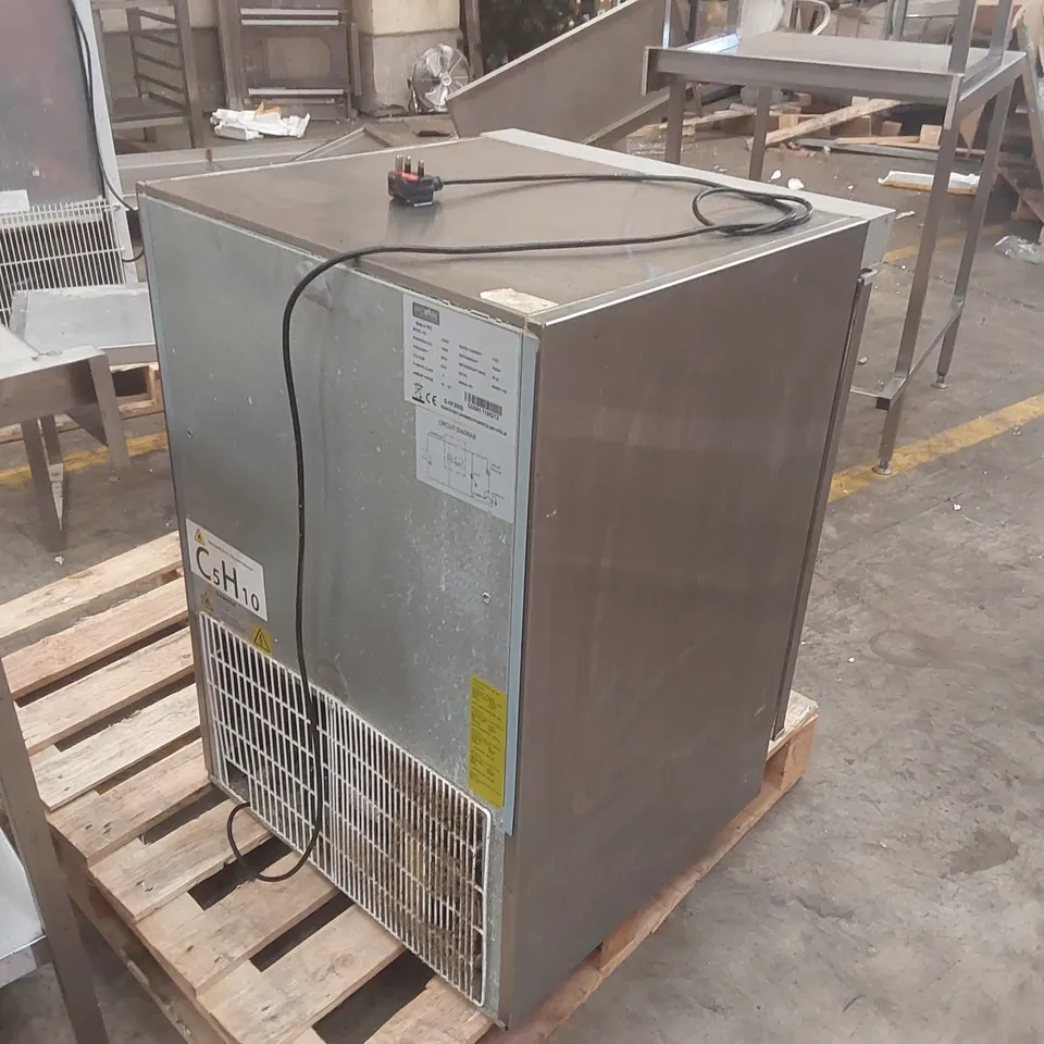 POLAR CD081 C-SERIES UNDERCOUNTER FREEZER STAINLESS STEEL 140LTR