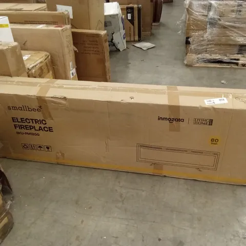 BOXED ELECTRIC FIREPLACE WITH REMOTE CONTROL, PM1200
