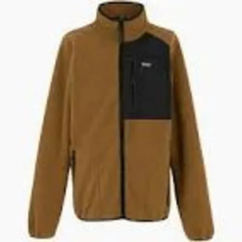 BRAND NEW REGATTA ZIPPED FLEECE FRANKIE BORG NUT BROWN SIZE 3XL