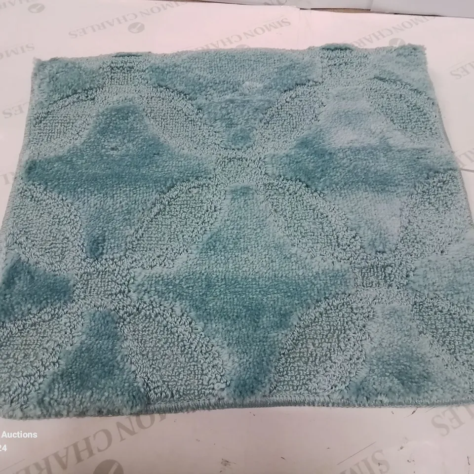 BRAND NEW PACO HOME 880 TALLIN 50X80CM TURQUOISE BATH MAT