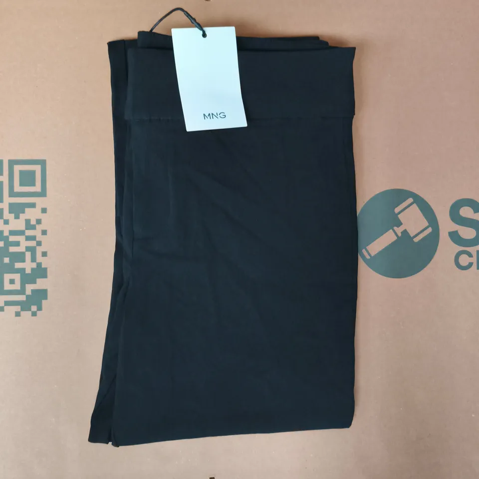 MANGO PANTALON 313 VALERIA PANTS IN BLACK SIZE LARGE