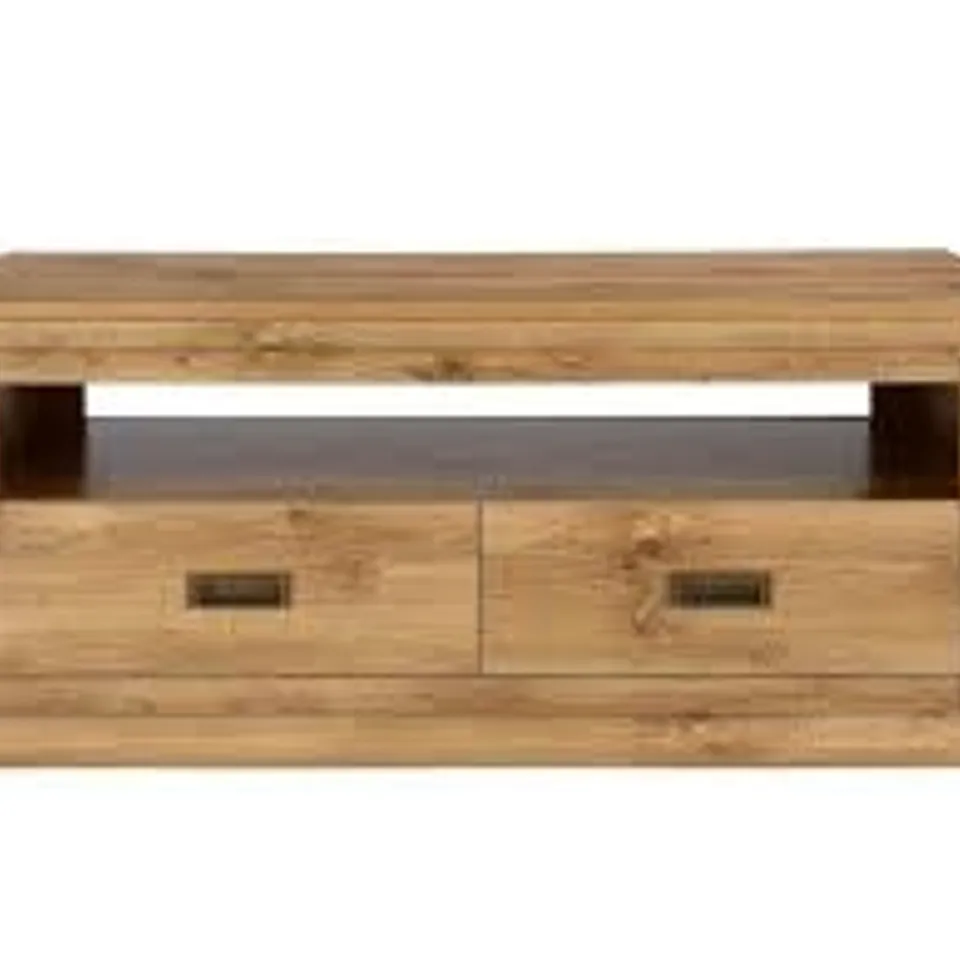BOXED CLIFTON OAK-EFFECT COFFEE TABLE (1 BOX)  RRP £139.99
