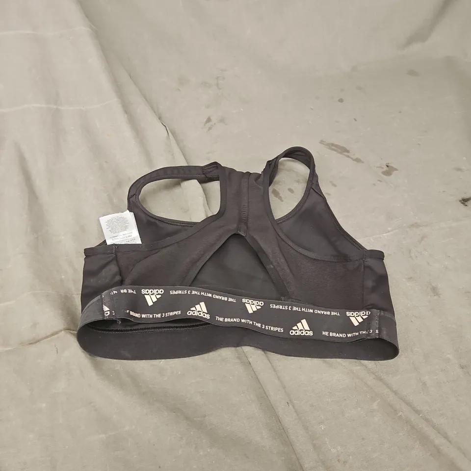 ADIDAS WOMEN'S BLACK SPORTS BRA - SIZE S A-C