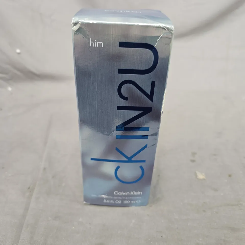 SEALED CALVIN KLEIN CKIN2U HIM EAU DE TOILETTE 150ML RRP £62