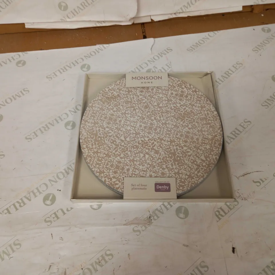 MONSOON HOME SET OF FOUR PLACEMATS 