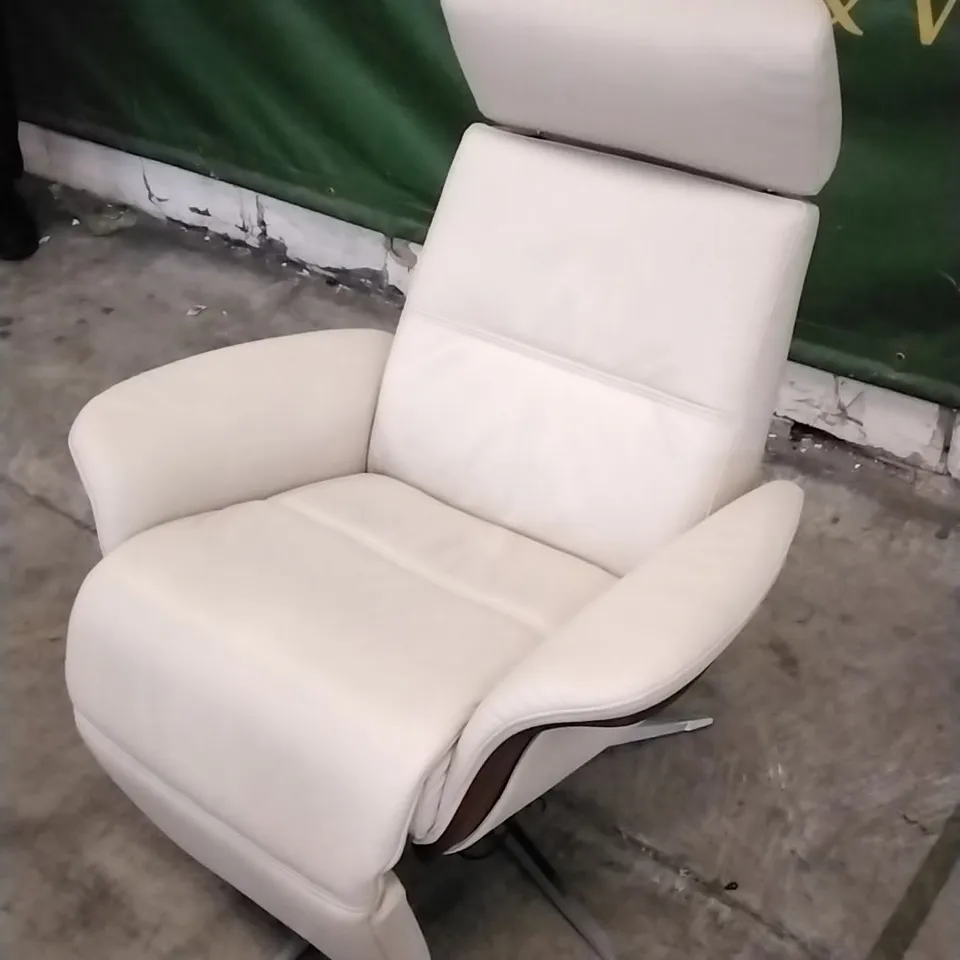 QUALITY BRITISH DESIGNED & MANUFACTURED G PLAN VARDE POWER RECLINER CHAIR CAMBRIDGE STONE LEATHER