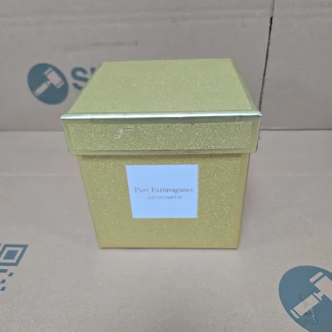 PURE EXTRAVAGANCE EAU DE PARFUM 100ML PLUS SAMPLE IN GOLD PRESENTATION BOX 