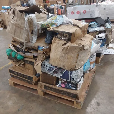 PALLET CONTAINING A LARGE VARIETY OF HOUSEHOLD ITEMS