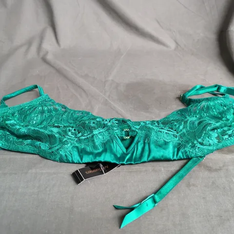 ANN SUMMERS THE HEADTURNER WASPIE GREEN – XXL (UK 24-26)