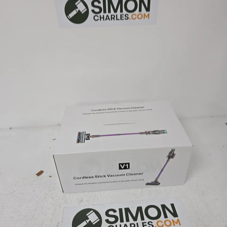 V1 CORDLESS STICK VACUUM CLEANER – BOXED
