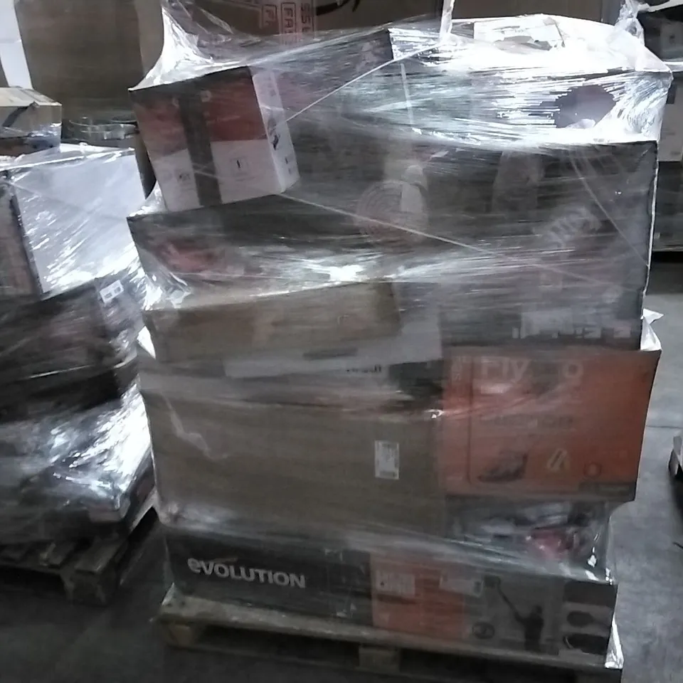 PALLET OF APPROXIMATELY 19 UNPROCESSED RAW RETURN HOUSEHOLD AND ELECTRICAL GOODS TO INCLUDE;