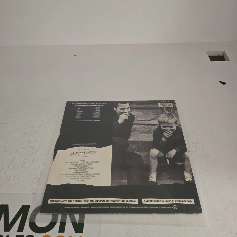 DAVID BOWIE ABSOLUTE BEGINNERS FULL LENGTH VERSION VINYL