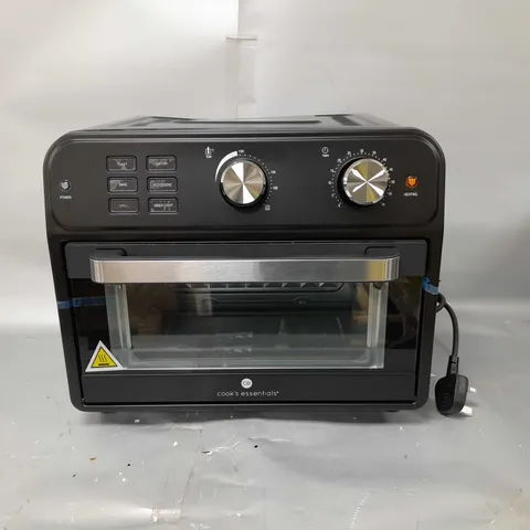 BOXED COOK'S ESSENTIAL 21-LITRE AIRFRYER OVEN IN BLACK