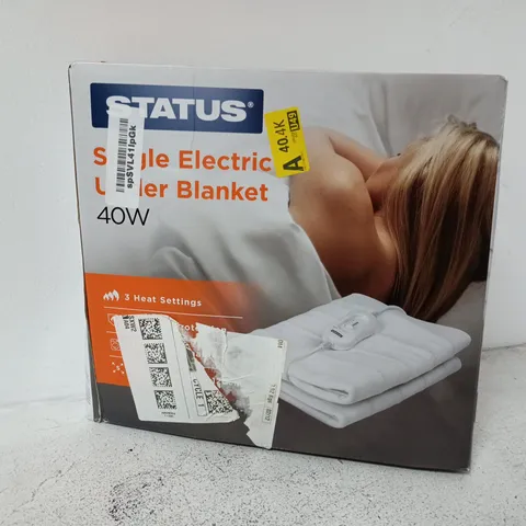 BOXED STATUS SIMPLE ELECTRIC UNDER BLANKET 40W
