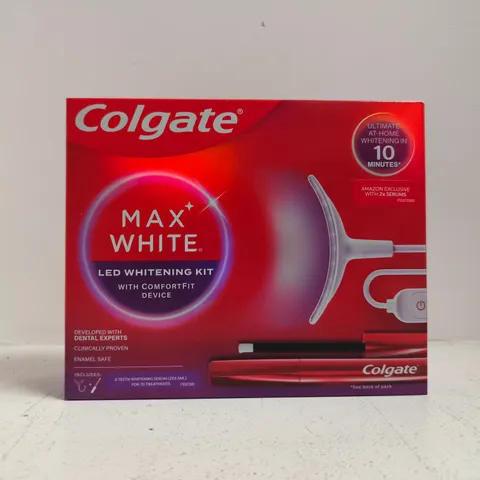 BOXED COLGATE MAX WHITE LED WHITENING KIT