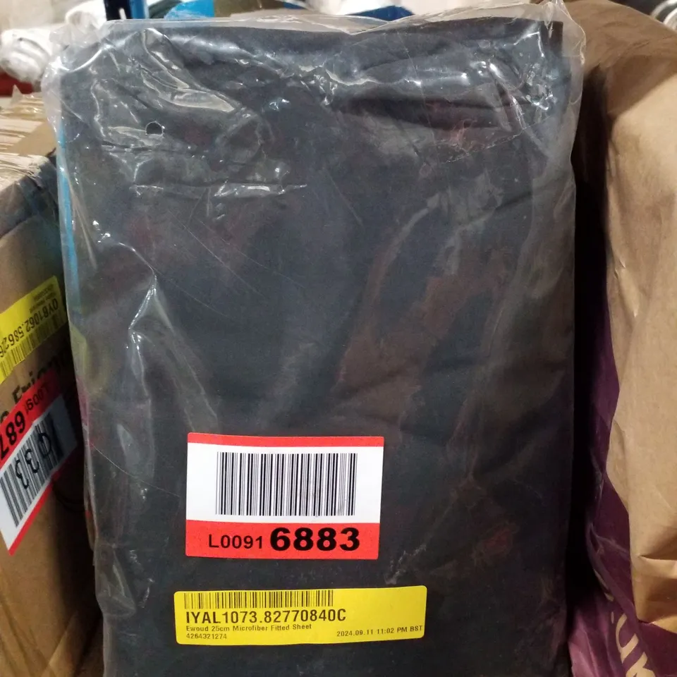EWOUD 25CM MICROFIBER FITTED SHEET  