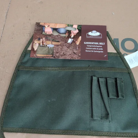GARDENTOOLS GARDEN TOOL BELT WITH POCKETS – GREEN