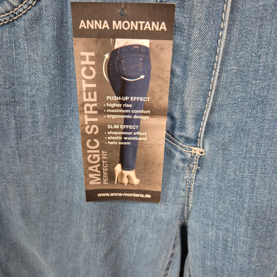 ANNA MONTANA WOMEN'S JEANS – MAGIC STRETCH,, UK 8 (EU 36), 32IN INSEAM