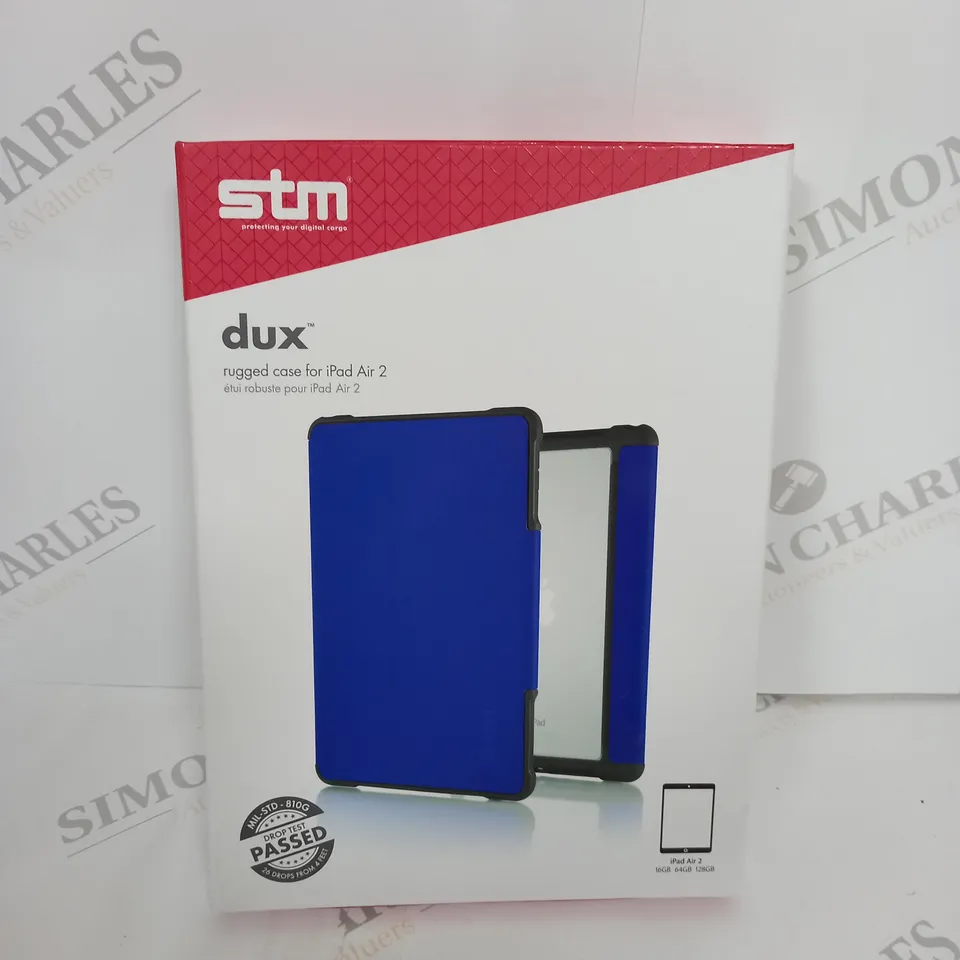 22 STM DUX RUGGED CASE FOR IPAD AIR 2 BLUE