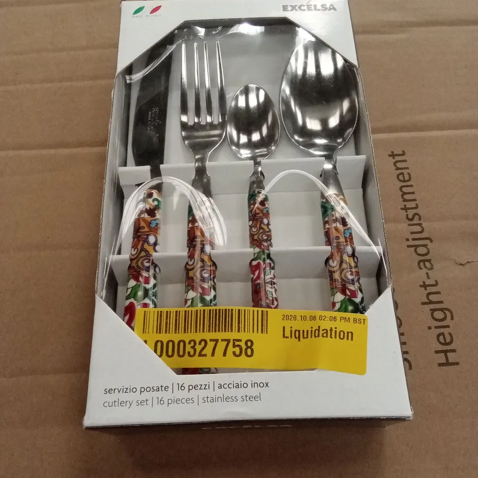BOXED EXCELSA 16 PIECE CUTLERY SET 