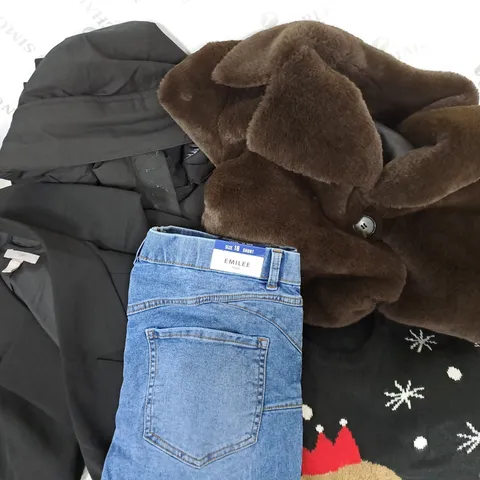 LARGE QUANTITY OF ASSORTED CLOTHING TO INCLUDE ZARA, H&M, PIKEUR