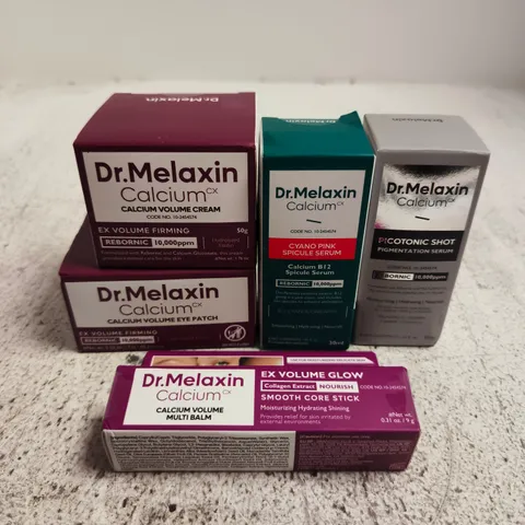 5 ASSORTED DR MELAXIN SKIN CARE PRODUCTS