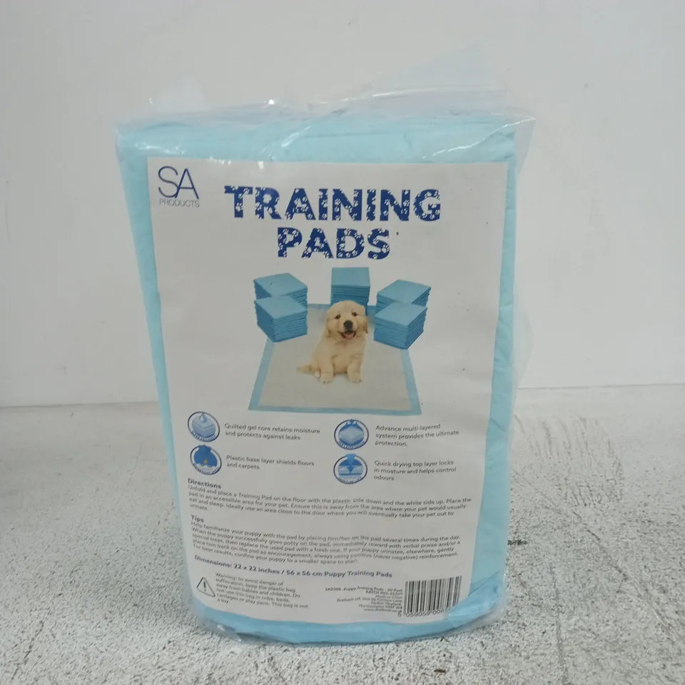 SA PRODUCTS TRAINING PADS 22 X 22 INCH PUPPY TRAINING PADS