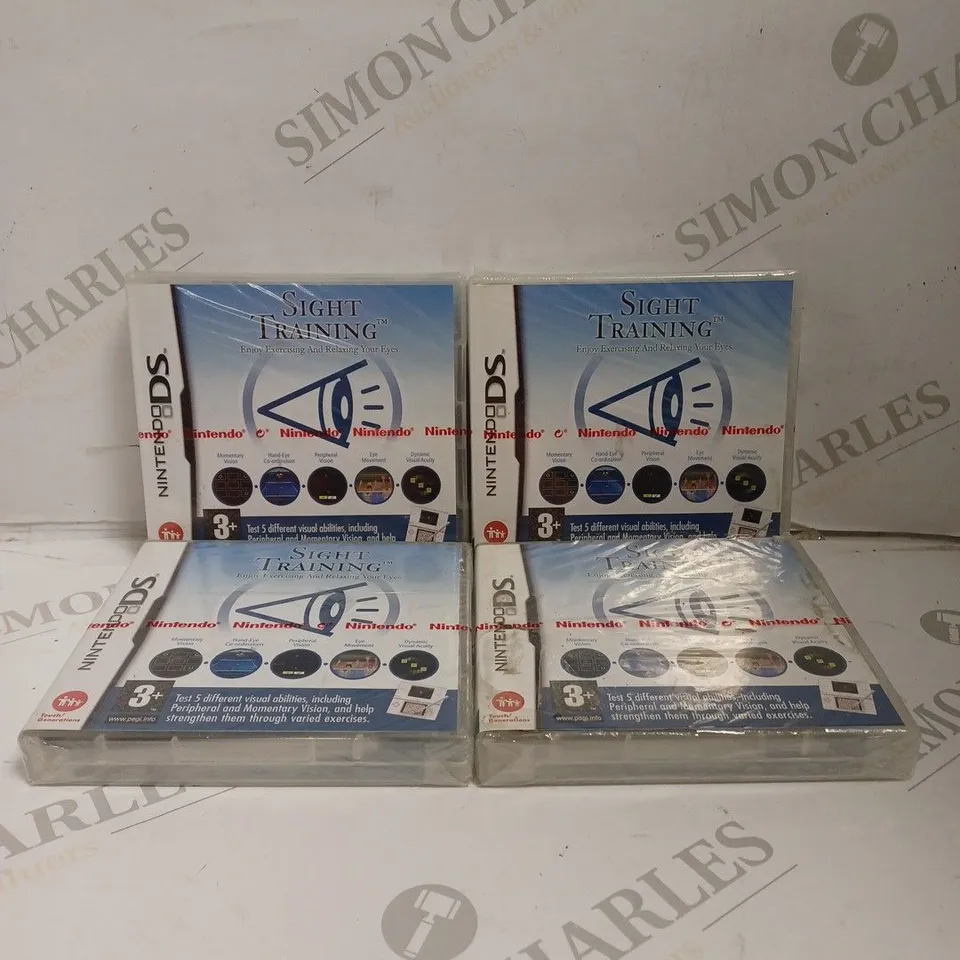 4 X SEALED SIGHT TRAINING FOR NINTENDO DS 