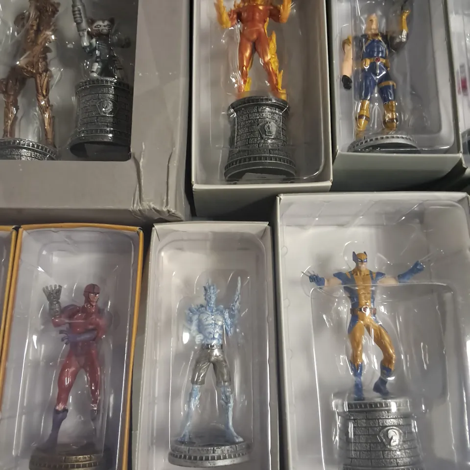 LOT OF 20 ASSORTED MARVEL PEDESTAL FIGURINES