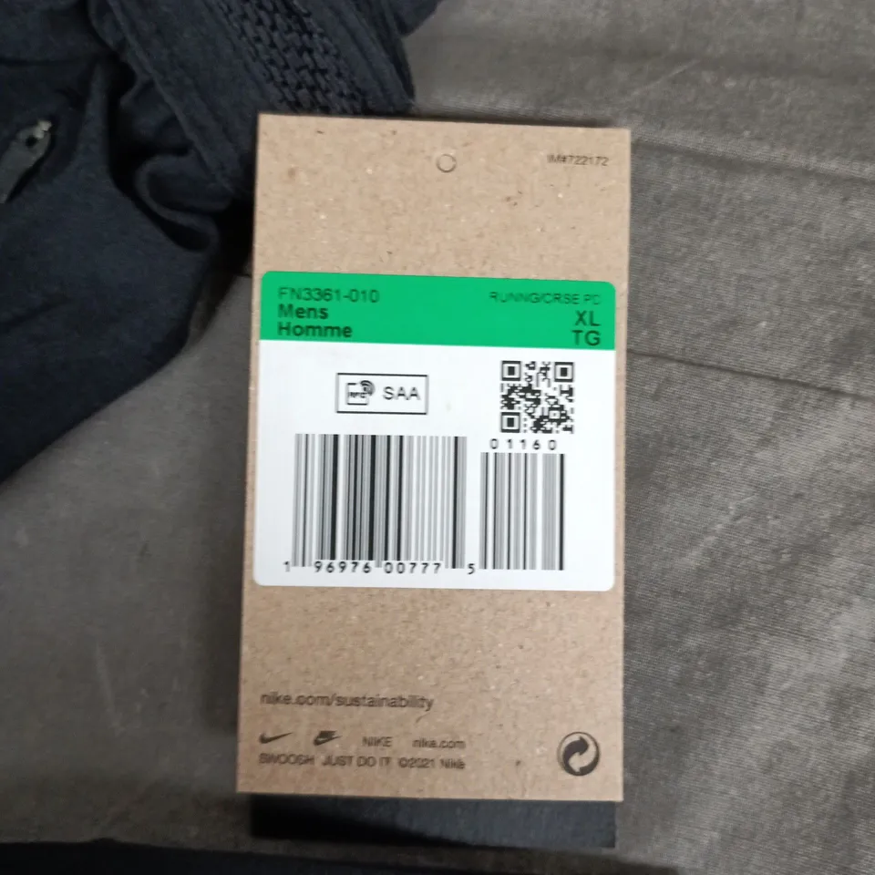 NIKE MEN'S RUNNING PANTS – BLACK, XL WITH SWOOSH