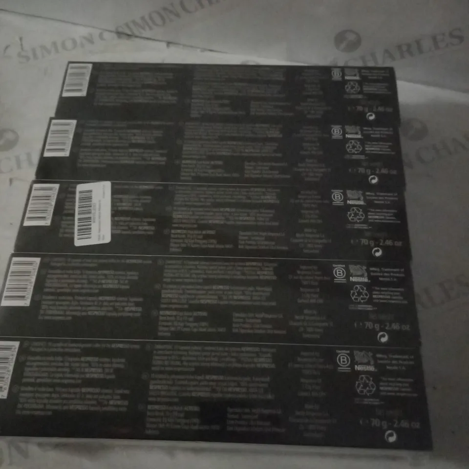 SEALED GROUP OF 5 10PC NESPRESSO VERTUOLINE ALTISSIO COFFEE CAPSULES