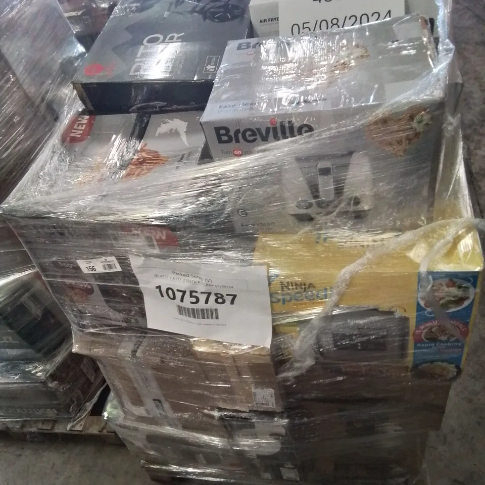 PALLET OF APPROXIMATELY 28 UNPROCESSED RAW RETURN HOUSEHOLD AND ELECTRICAL GOODS TO INCLUDE;