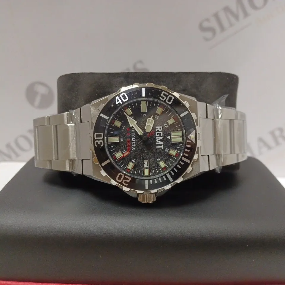 RGMT AUTOMATIC SILVER BRACELET STRAP WRISTWATCH